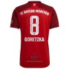 Maglia ufficiale FC Bayern Monaco Leon Goretzka 8 Casa 2021-22 per Uomo